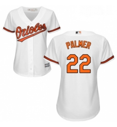 Womens Majestic Baltimore Orioles 22 Jim Palmer Replica White Home Cool Base MLB Jersey