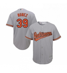 Youth Baltimore Orioles 39 Renato Nunez Replica Grey Road Cool Base Baseball Jersey 