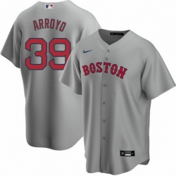 Men Boston Red Sox 39 Christian Arroyo Grey Cool Base Stitched Baseball Jerse