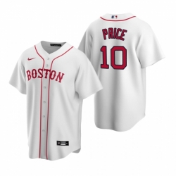 Mens Nike Boston Red Sox 10 David Price White Alternate Stitched Baseball Jerse