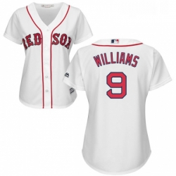 Womens Majestic Boston Red Sox 9 Ted Williams Authentic White Home MLB Jersey