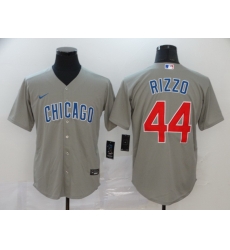 Cubs 44 Anthony Rizzo Gray 2020 Nike Cool Base Jersey