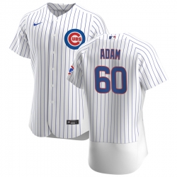 Men Chicago Cubs 60 Jason Adam Men Nike White Home 2020 Flex Base Player Jersey