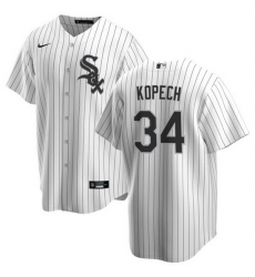 Men Chicago White Sox 35 Frank Thomas White Cool Base Stitched Jersey