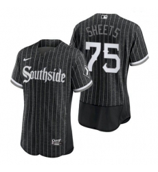 Men's Chicago White Sox Southside Gavin Sheets Black Authentic Jersey