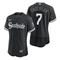 Men's Chicago White Sox Southside Tim Anderson 2021 City Connect Jersey