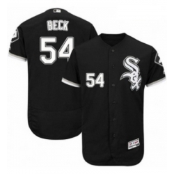 Mens Majestic Chicago White Sox 54 Chris Beck Black Alternate Flex Base Authentic Collection MLB Jersey