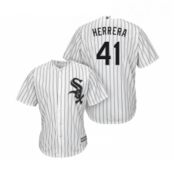 Youth Chicago White Sox 41 Kelvin Herrera Replica White Home Cool Base Baseball Jersey 