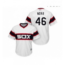 Youth Chicago White Sox 46 Ivan Nova Replica White 2013 Alternate Home Cool Base Baseball Jersey 