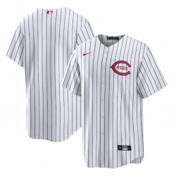 Men Cincinnati Reds Blank 2022 White Field Of Dreams Stitched Baseball Jersey