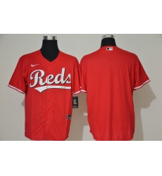 Men Cincinnati Reds Blank Red Stitched MLB Cool Base Nike Jersey