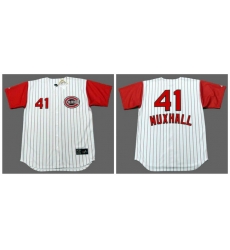 Reds 41 Joe Nuxhall White 1960 Throwback Jersey