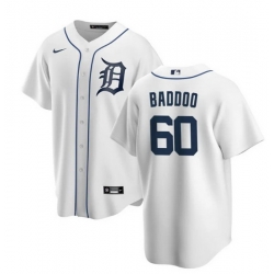 Men Detroit Tigers 60 Akil Baddoo White Cool Base Stitched jersey