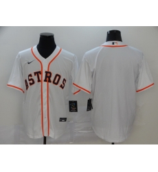 Astros Blank White 2020 Nike Cool Base Jersey