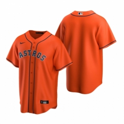 Mens Nike Houston Astros Blank Orange Alternate Stitched Baseball Jersey