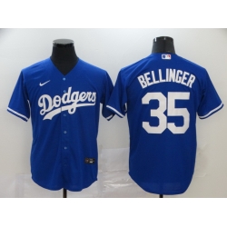 Dodgers 35 Cody Bellinger Royal 2020 Nike Cool Base Jersey