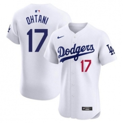 Youth Los Angeles Dodgers 17 Shohei Ohtani White Stitched Baseball Jersey