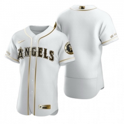 Los Angeles Angels Blank White Nike Mens Authentic Golden Edition MLB Jersey