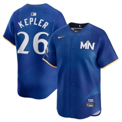 Men Minnesota Twins 26 Max Kepler Royal 2024 City Connect Limited Stitched Baseball Jersey