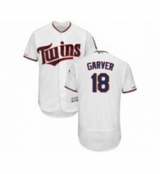 Mens Minnesota Twins 18 Mitch Garver White Home Flex Base Authentic Collection Baseball Jersey