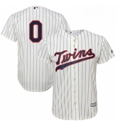 Youth Majestic Minnesota Twins 0 Erick Aybar Authentic Cream Alternate Cool Base MLB Jersey 