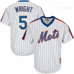 Mens Majestic New York Mets 5 David Wright Replica White Alternate Cool Base MLB Jersey