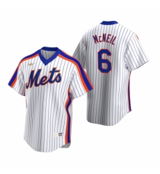 Mens Nike New York Mets 6 Jeff McNeil White Cooperstown Collection Home Stitched Baseball Jersey