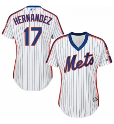 Womens Majestic New York Mets 17 Keith Hernandez Replica White Alternate Cool Base MLB Jersey