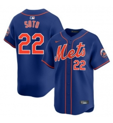 Youth New York Mets Juan Soto #22 Blue Flex Base Stitched MLB Jersey