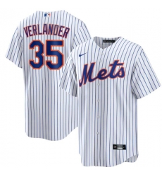 Youth New York Mets Justin Verlander  #35 White Cool Base Stitched MLB jersey