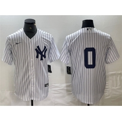 Men New York Yankees 0 Marcus Stroman White Cool Base Stitched Baseball Jersey