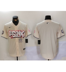 Men New York Yankees Blank The Bronx Graffiti V2 Vapor Limited Stitched Baseball Jersey 3