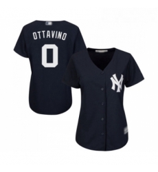 Womens New York Yankees 0 Adam Ottavino Authentic Navy Blue Alternate Baseball Jersey 