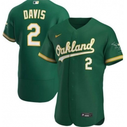 Athletics 2 Khris Davis Green 2020 Nike Flexbase Jersey