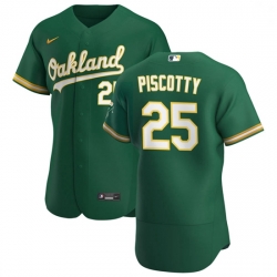 Oakland Athletics 25 Stephen Piscotty Men Nike Kelly Green Alternate 2020 Authentic Player MLB Jersey