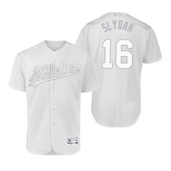 Oakland Athletics Liam Hendriks Slydah White 2019 Players Weekend MLB Jersey