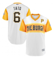 Pirates 6 Starling Marte Tato White 2019 MLB Little League Classic Player Jersey