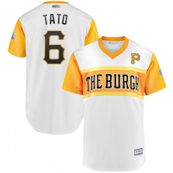 Pirates 6 Starling Marte Tato White 2019 MLB Little League Classic Player Jersey