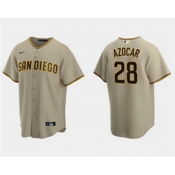 Men San Diego Padres 28 Jos E9 Azocar Tan Cool Base Stitched Jersey