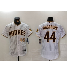 Men San Diego Padres 44 Joe Musgrove White 2024 Home Limited Stitched Baseball Jersey 3 399