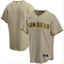 Men San Diego Padres Nike Brown Blank Jersey