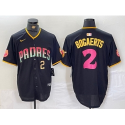 men san diego padres 2 xander bogaerts black cool base stitched baseball jersey II