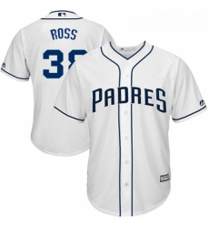 Youth Majestic San Diego Padres 38 Tyson Ross Replica White Home Cool Base MLB Jersey 