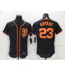 Men Nike San Francisco Giants 23 Kobe Bryant Black Elite Collection Jersey