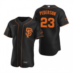 Men San Francisco Giants 23 Joc Pederson Grey Flex Base Stitched jersey