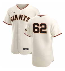 San Francisco Giants 62 Logan Webb Men Nike Cream Home 2020 Authentic Player MLB Jersey