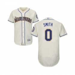 Mens Seattle Mariners 0 Mallex Smith Cream Alternate Flex Base Authentic Collection MLB Jersey