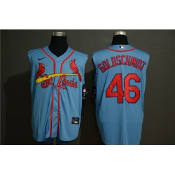 Cardinals 46 Paul Goldschmidt Light Blue Nike Cool Base Sleeveless Jersey