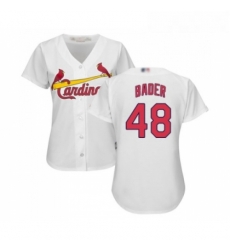 Womens St Louis Cardinals 70 Chris Beck Replica Cream Alternate Cool Base Baseball Jersey 