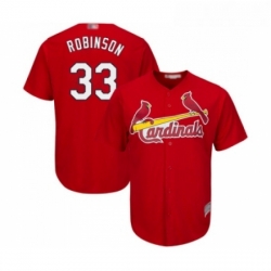 Youth St Louis Cardinals 33 Drew Robinson Replica Red Alternate Cool Base Baseball Jersey 